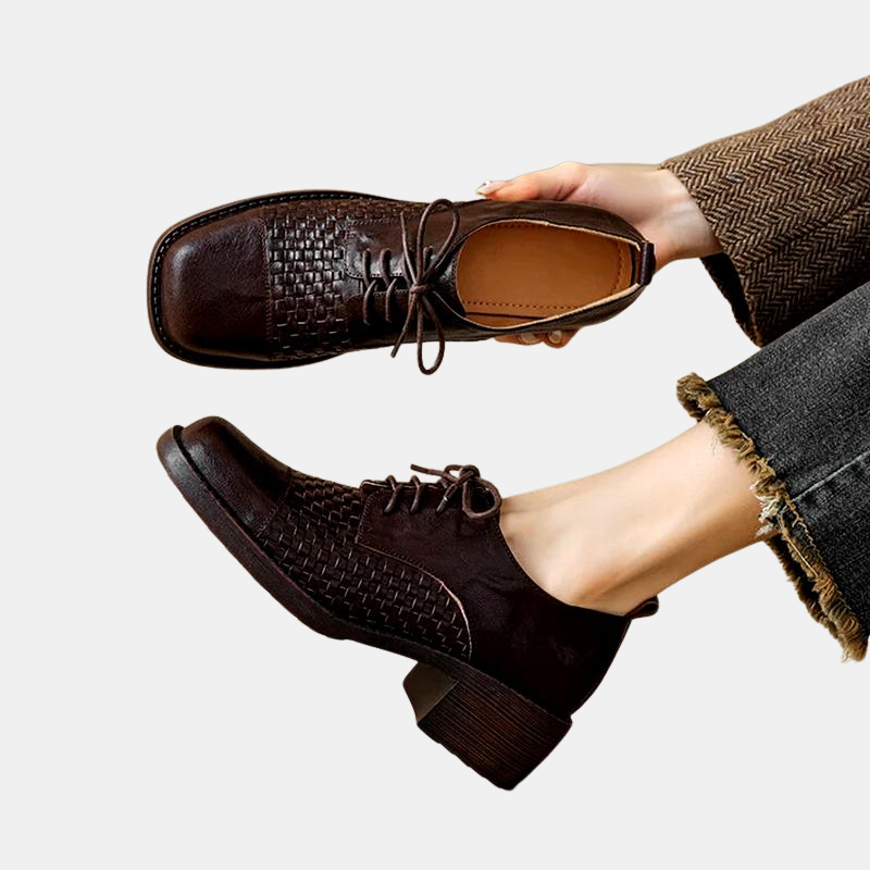 Odette | Leather Oxford Shoes
