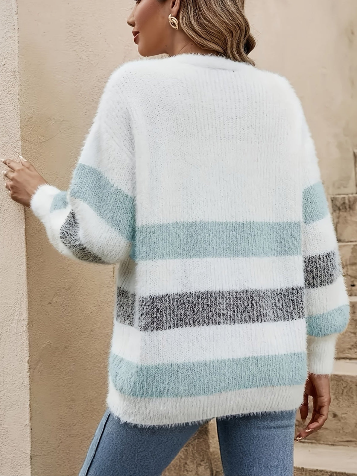 Lafleur Boutique™| Striped Casual Cardigan