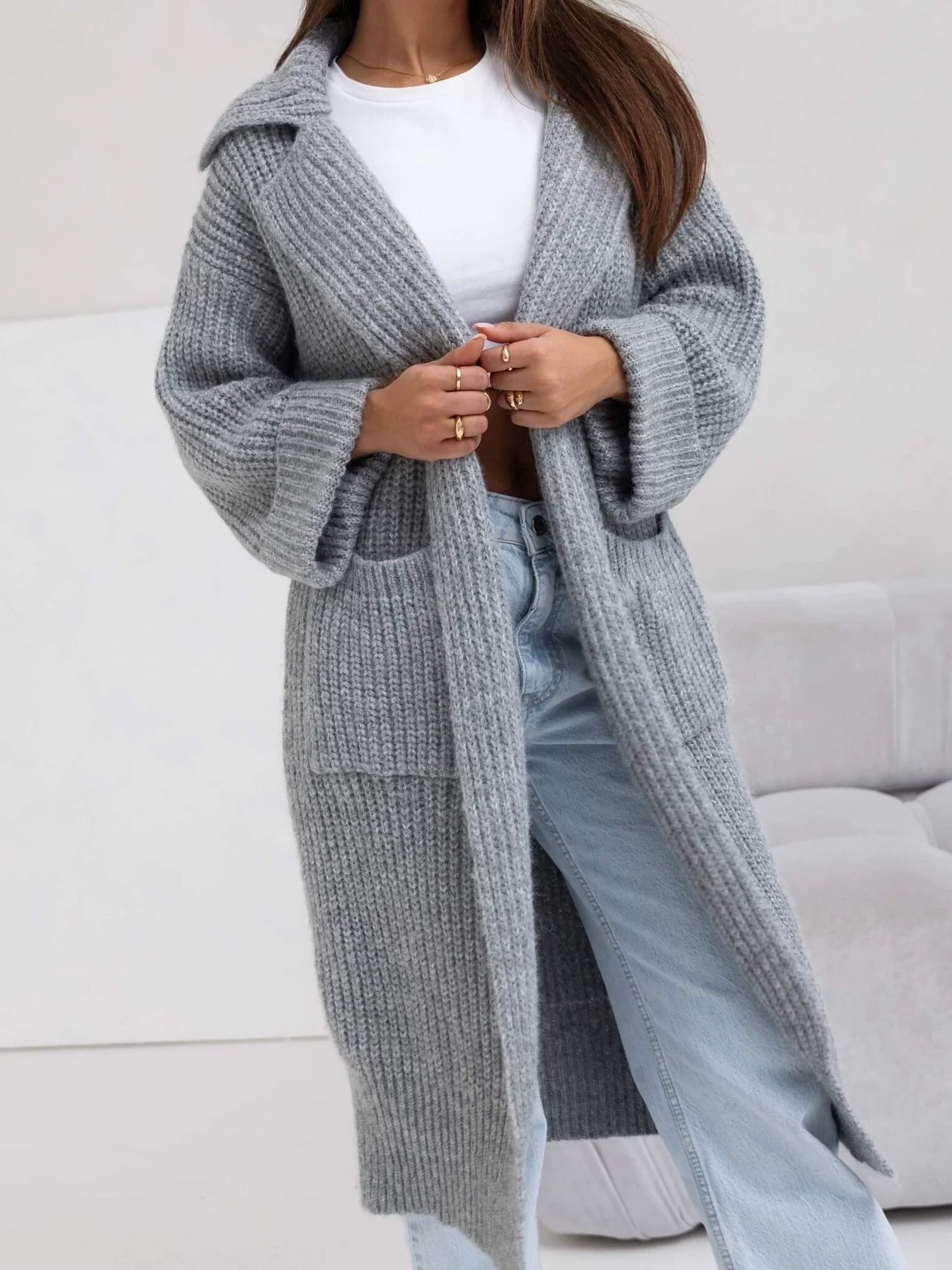 Lafleur Boutique™| Luxe Knit Long Cardigan